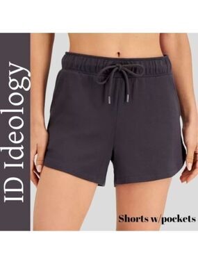 ID Ideology Women's Terry Shorts with Pockets